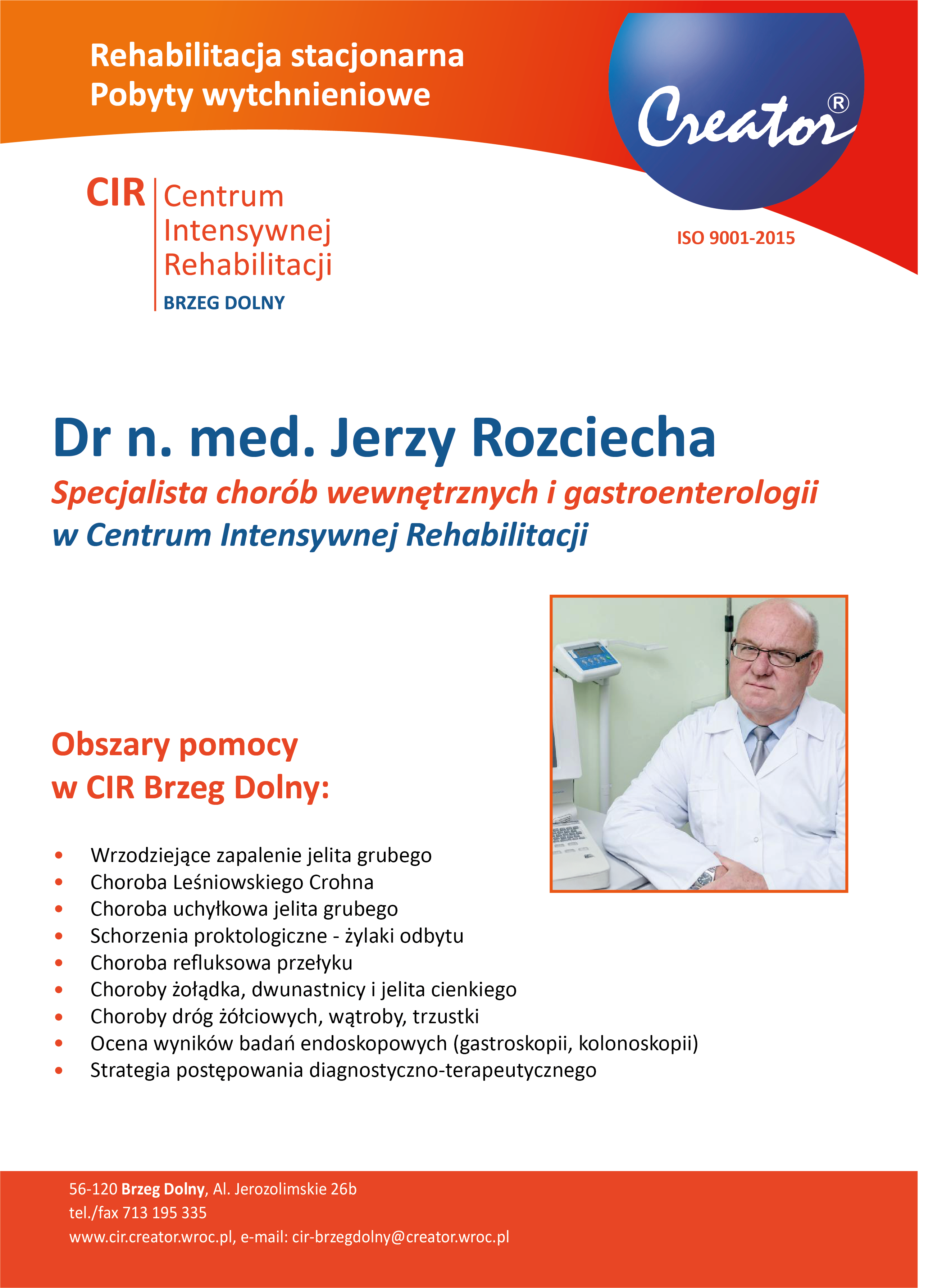 Plakat dr Rozciecha